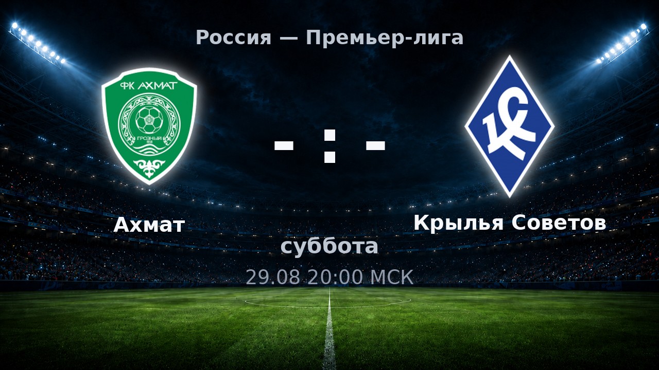 Ахмат — Крылья Советов: анонс матча