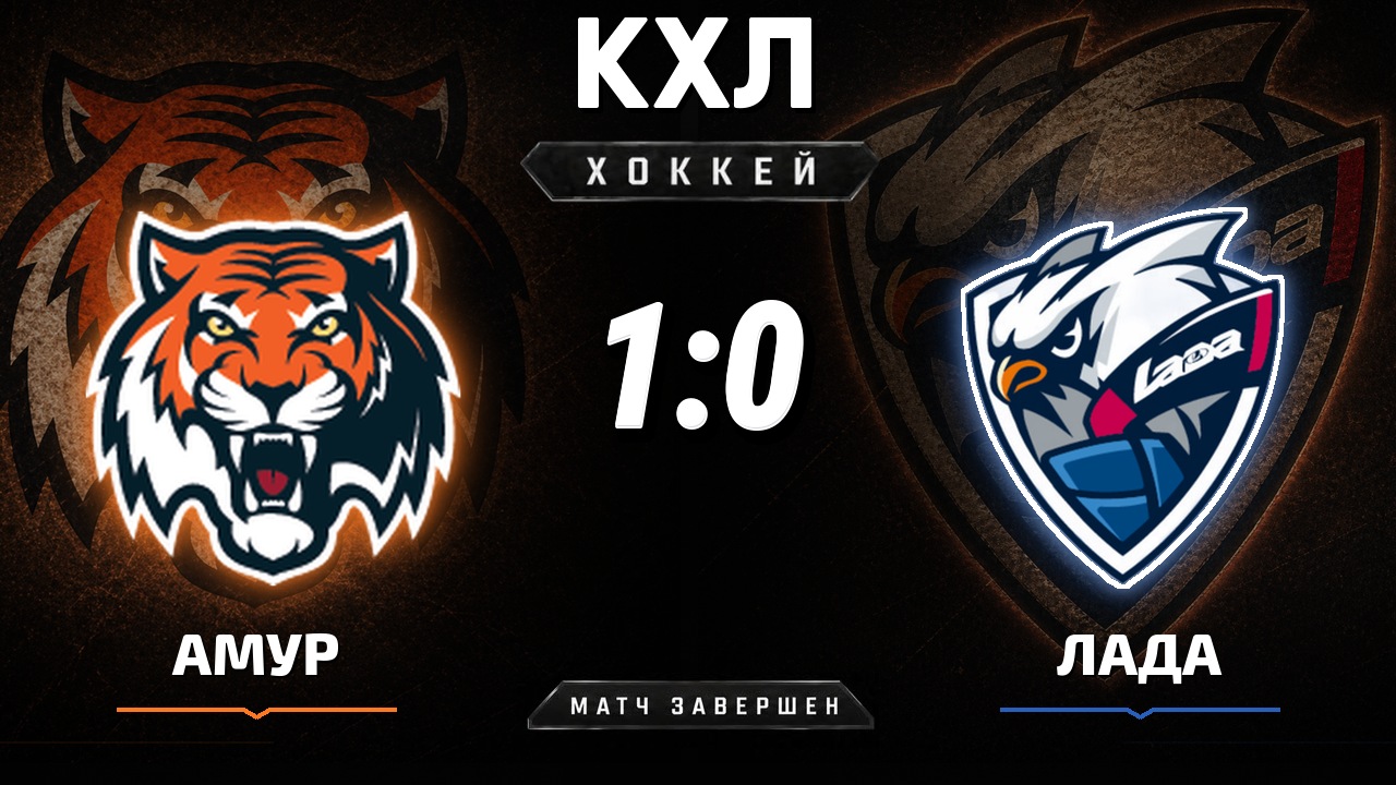 Амур — Лада: результат матча КХЛ