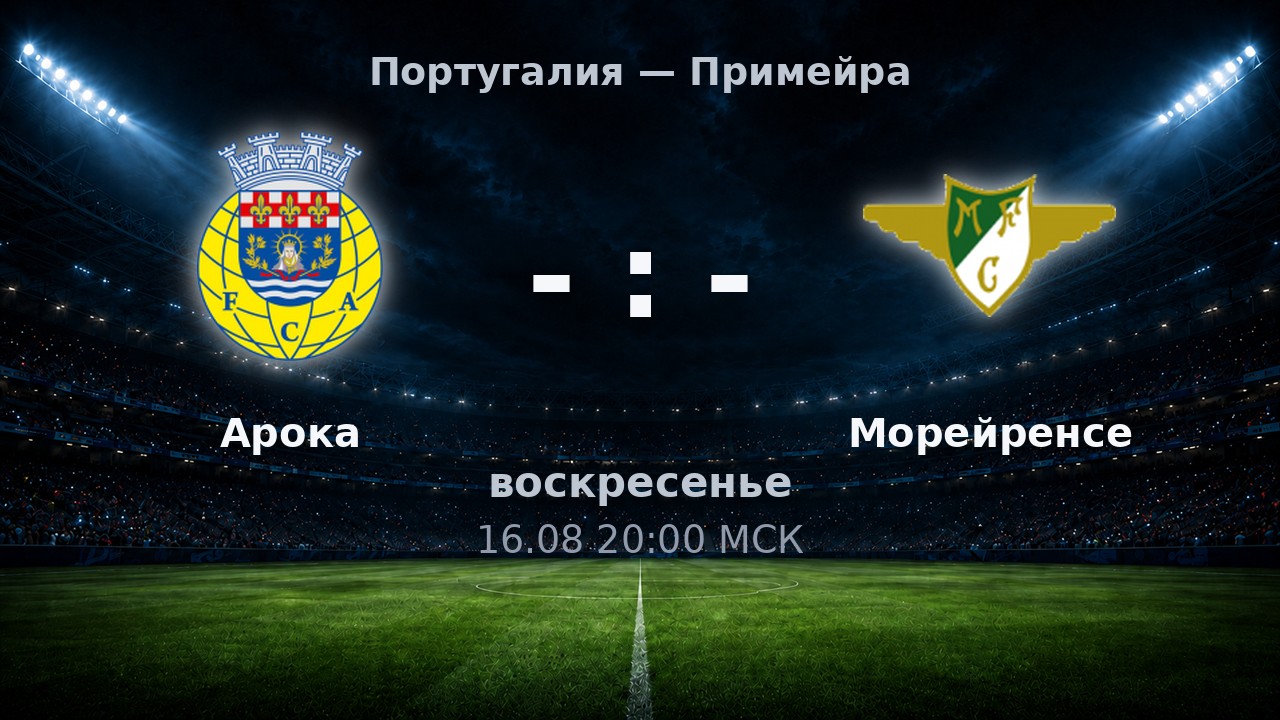 Арока — Морейренсе: анонс матча