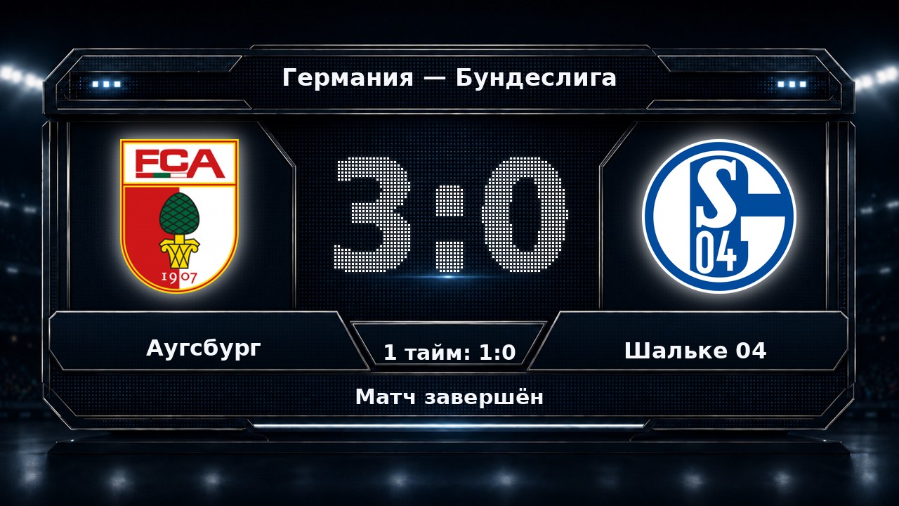 Аугсбург — Шальке 04: результат матча