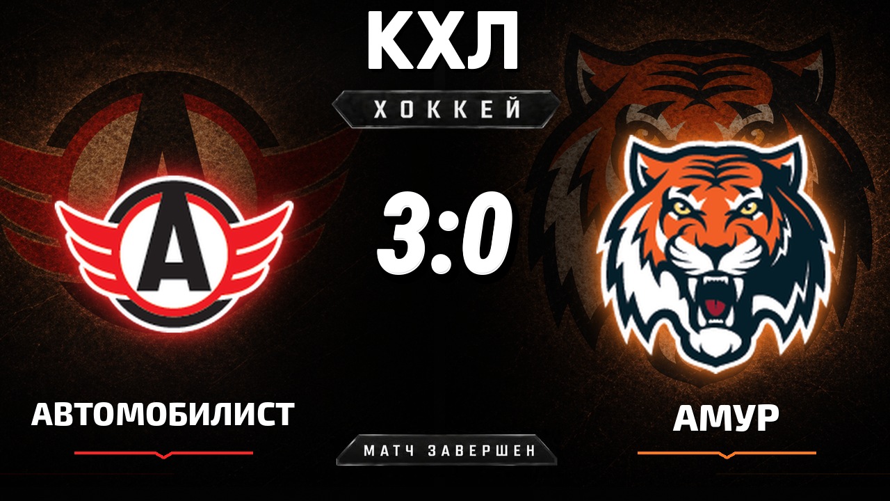 Автомобилист — Амур: результат матча КХЛ