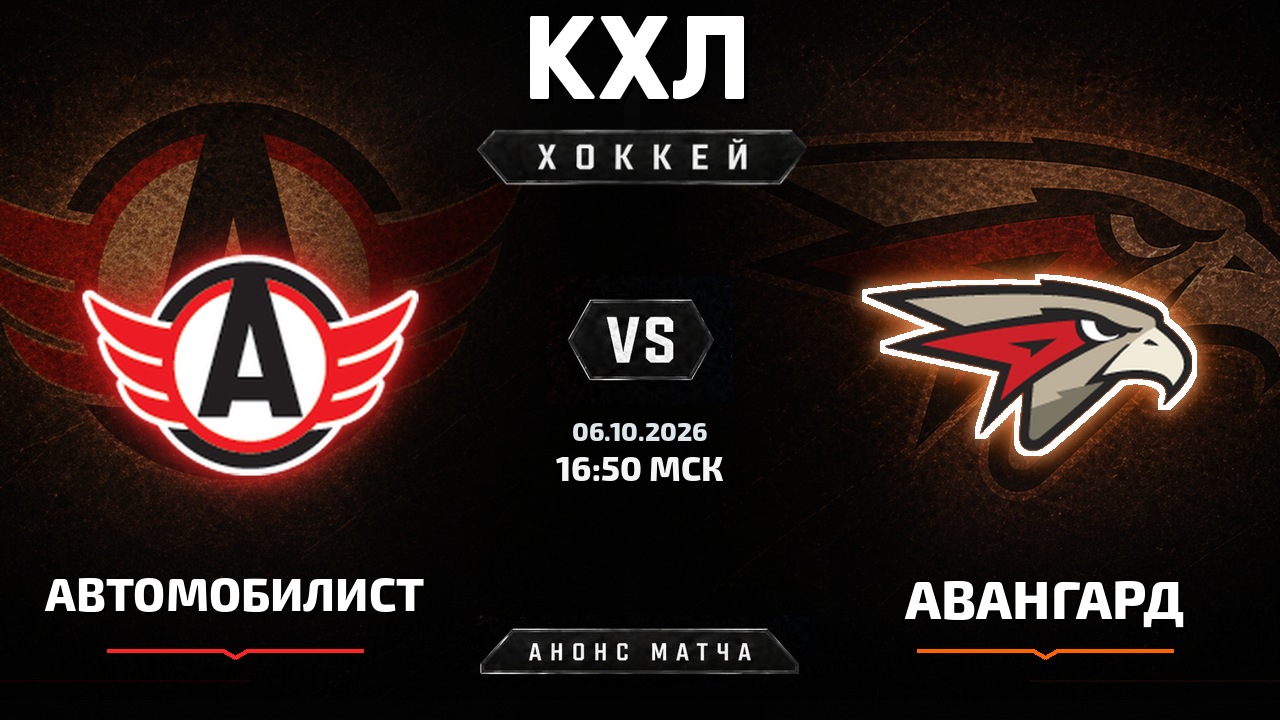Автомобилист — Авангард: анонс матча КХЛ