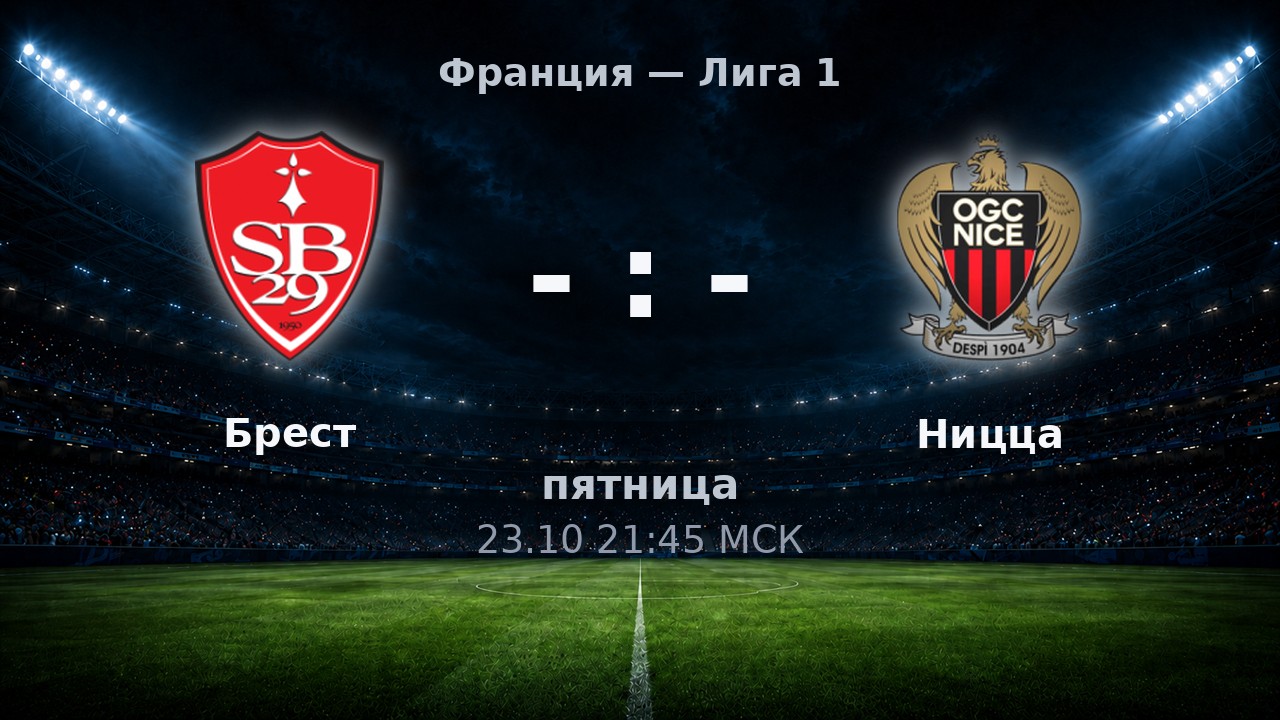 Брест — Ницца: анонс матча