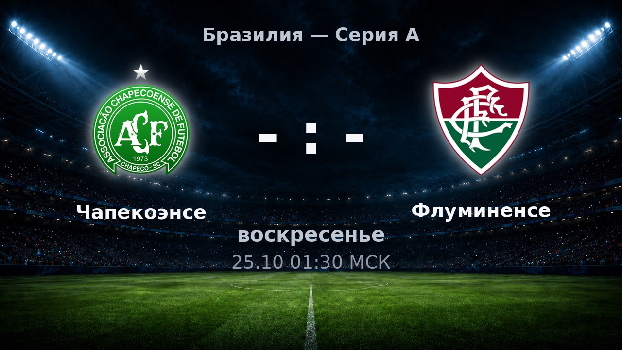 Чапекоэнсе — Флуминенсе: анонс матча