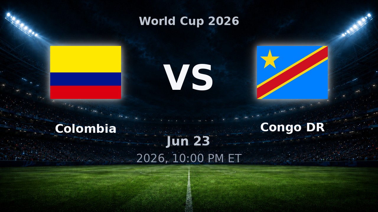 Colombia vs Congo DR: World Cup 2026 preview