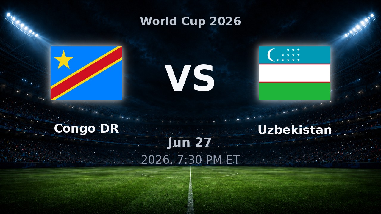 Congo DR vs Uzbekistan: World Cup 2026 preview
