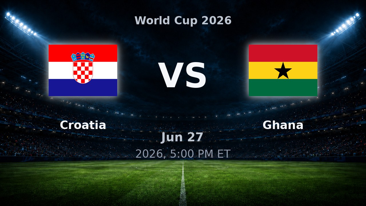 Croatia vs Ghana: World Cup 2026 preview