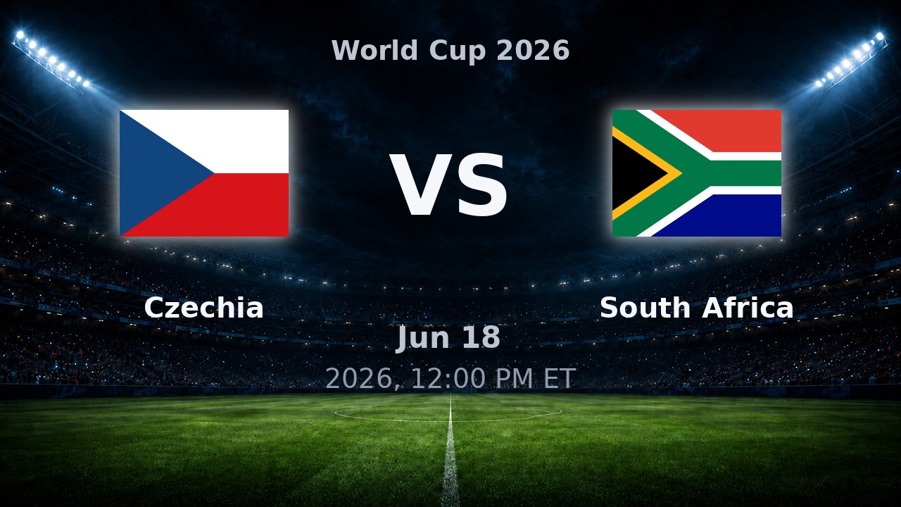 Czechia vs South Africa: World Cup 2026 preview