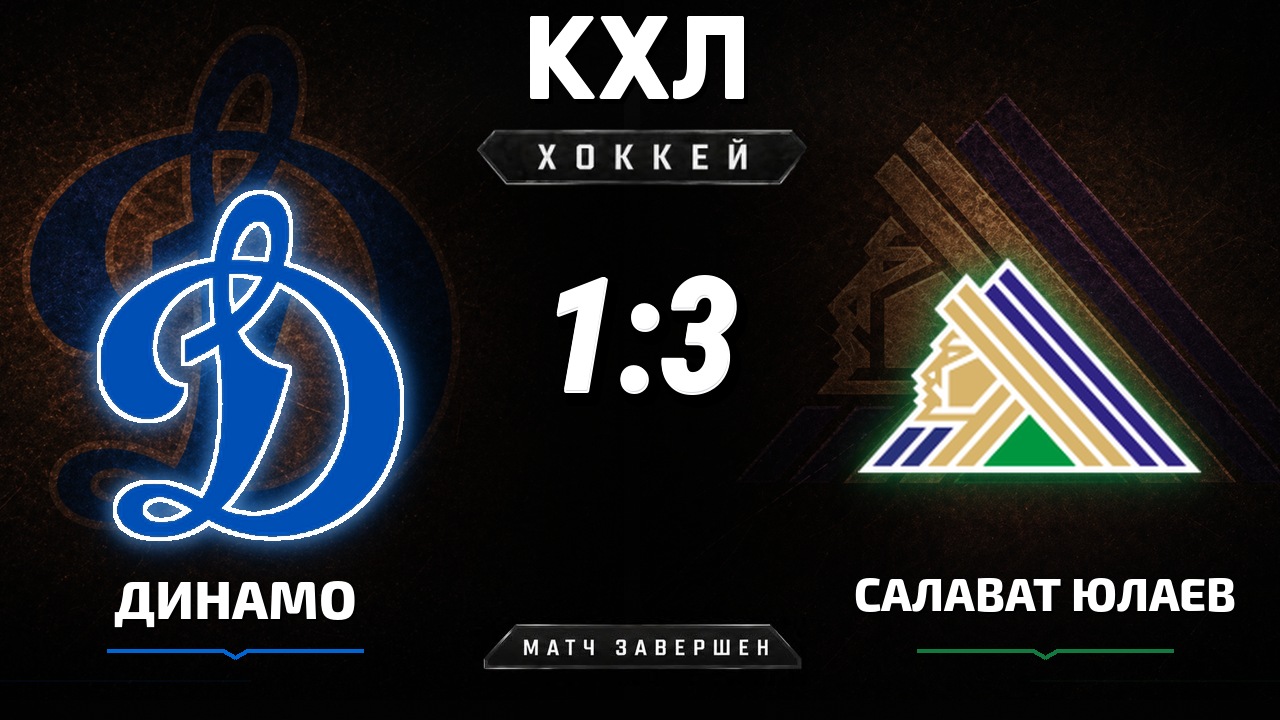Динамо М — Салават Юлаев: результат матча КХЛ