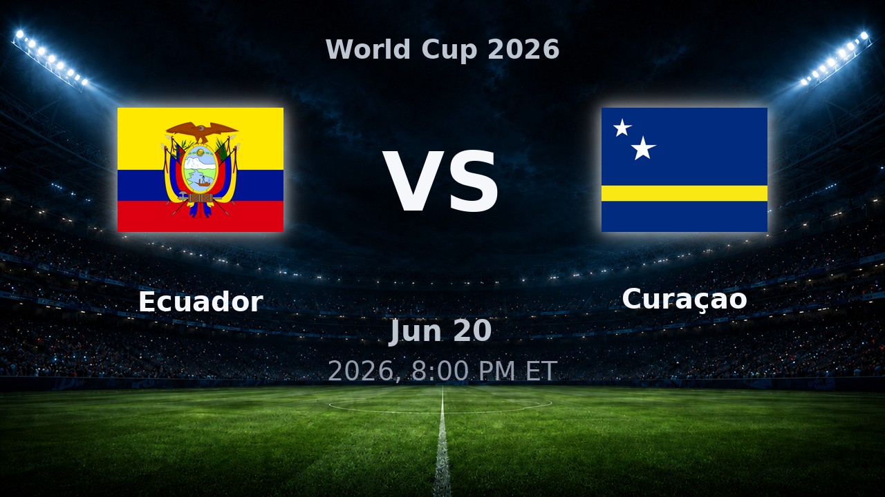 Ecuador vs Curaçao: World Cup 2026 preview