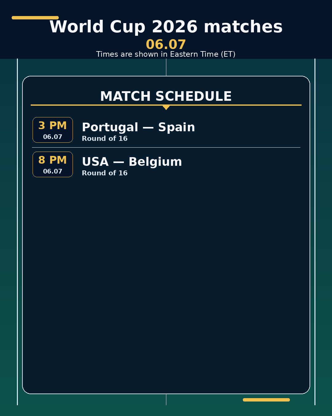 World Cup 2026: matches in the next 24 hours