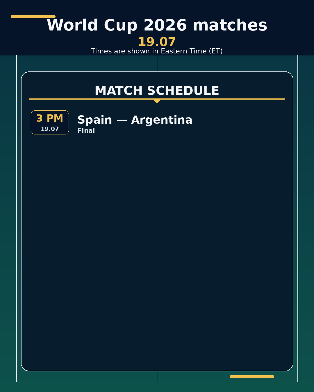 World Cup 2026: matches in the next 24 hours