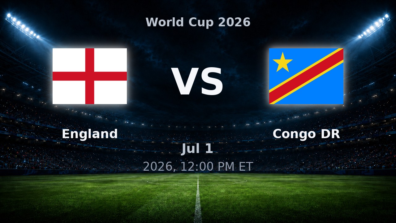 England vs Congo DR: World Cup 2026 preview