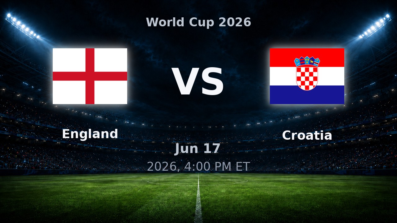 England vs Croatia: World Cup 2026 preview