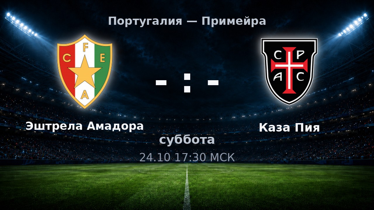 Эштрела Амадора — Каза Пия: анонс матча