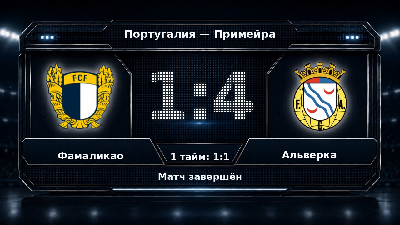 Фамаликао — Альверка: результат матча