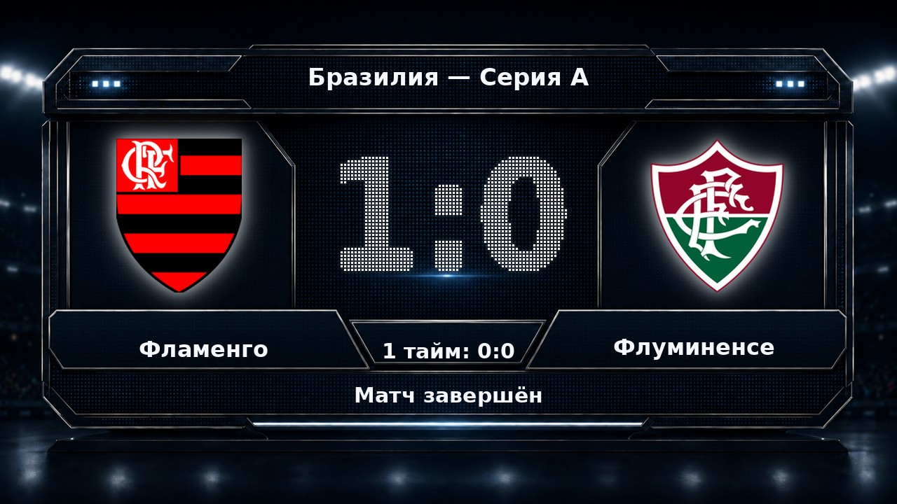 Фламенго — Флуминенсе: результат матча