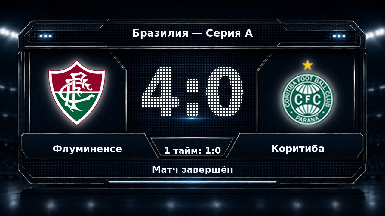 Флуминенсе — Коритиба: результат матча