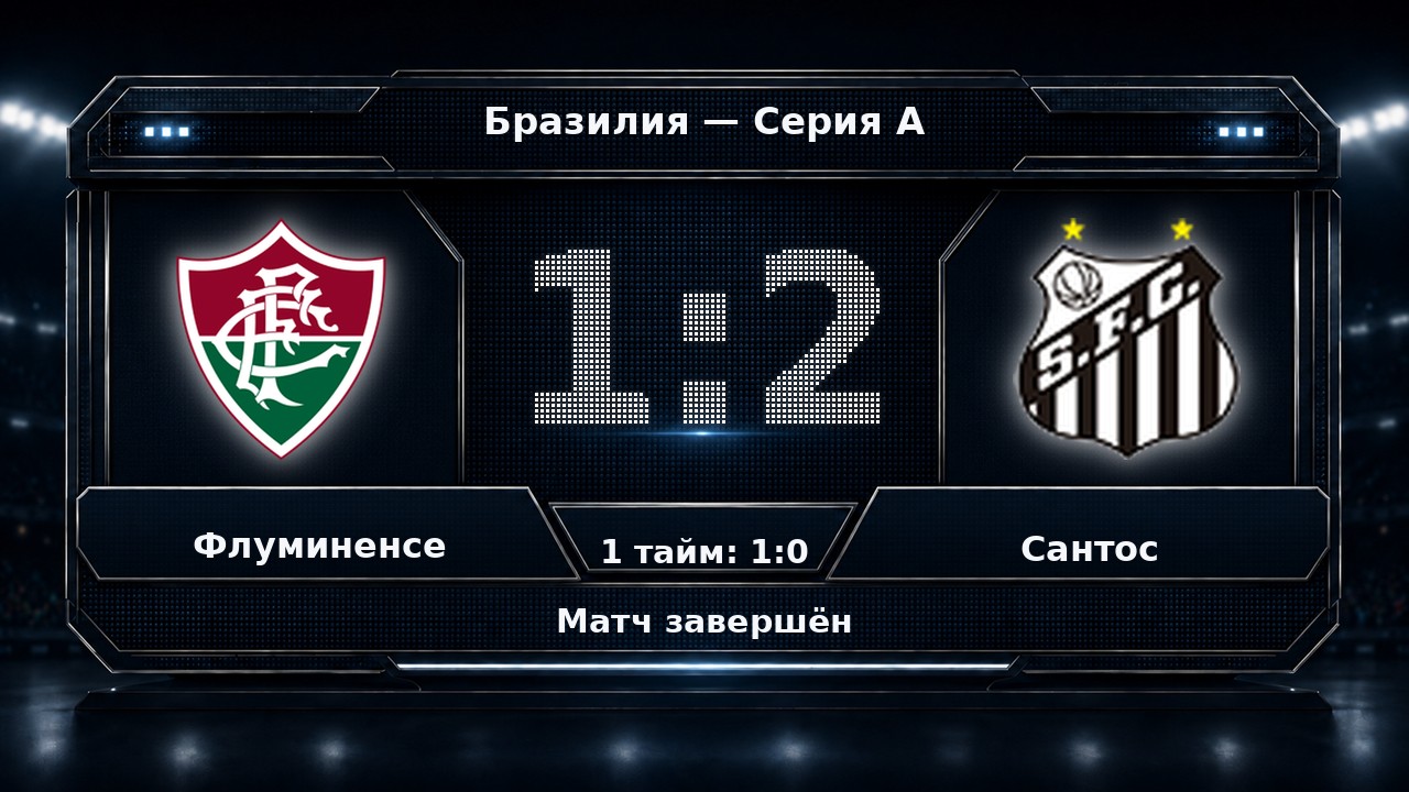 Флуминенсе — Сантос: результат матча
