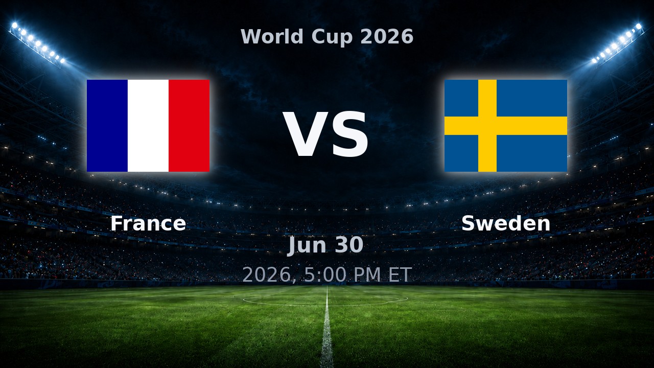 France vs Sweden: World Cup 2026 preview