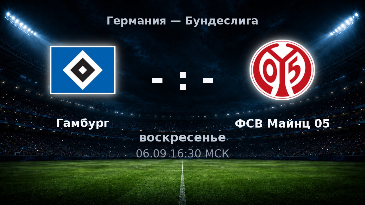 Гамбург — ФСВ Майнц 05: анонс матча