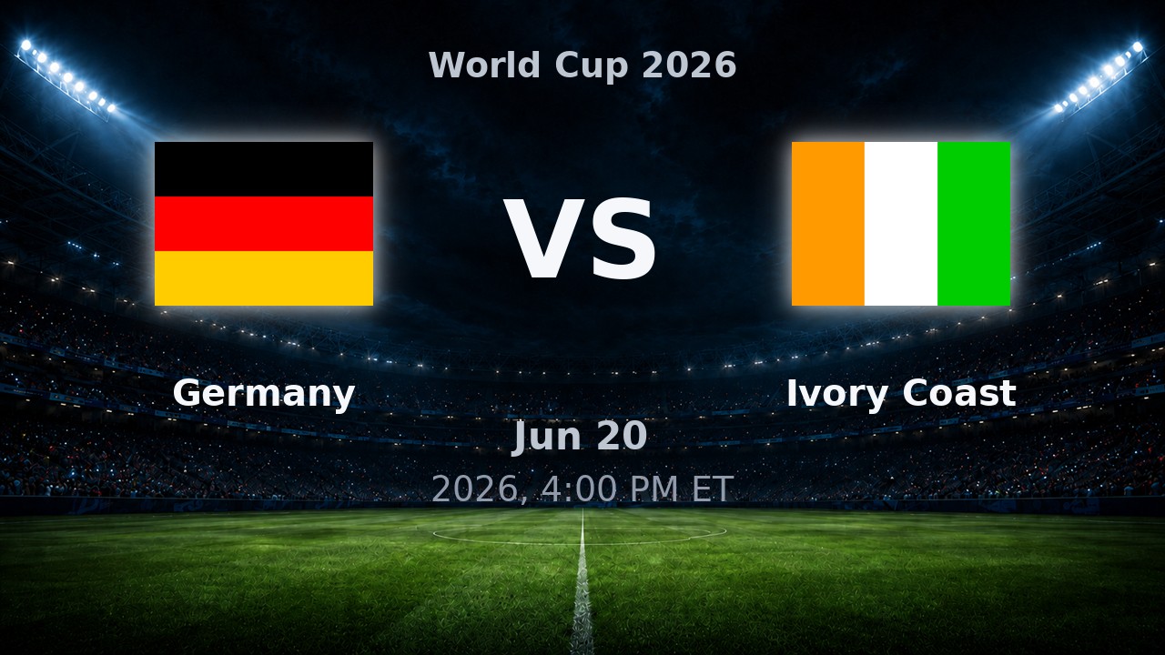 Germany vs Ivory Coast: World Cup 2026 preview