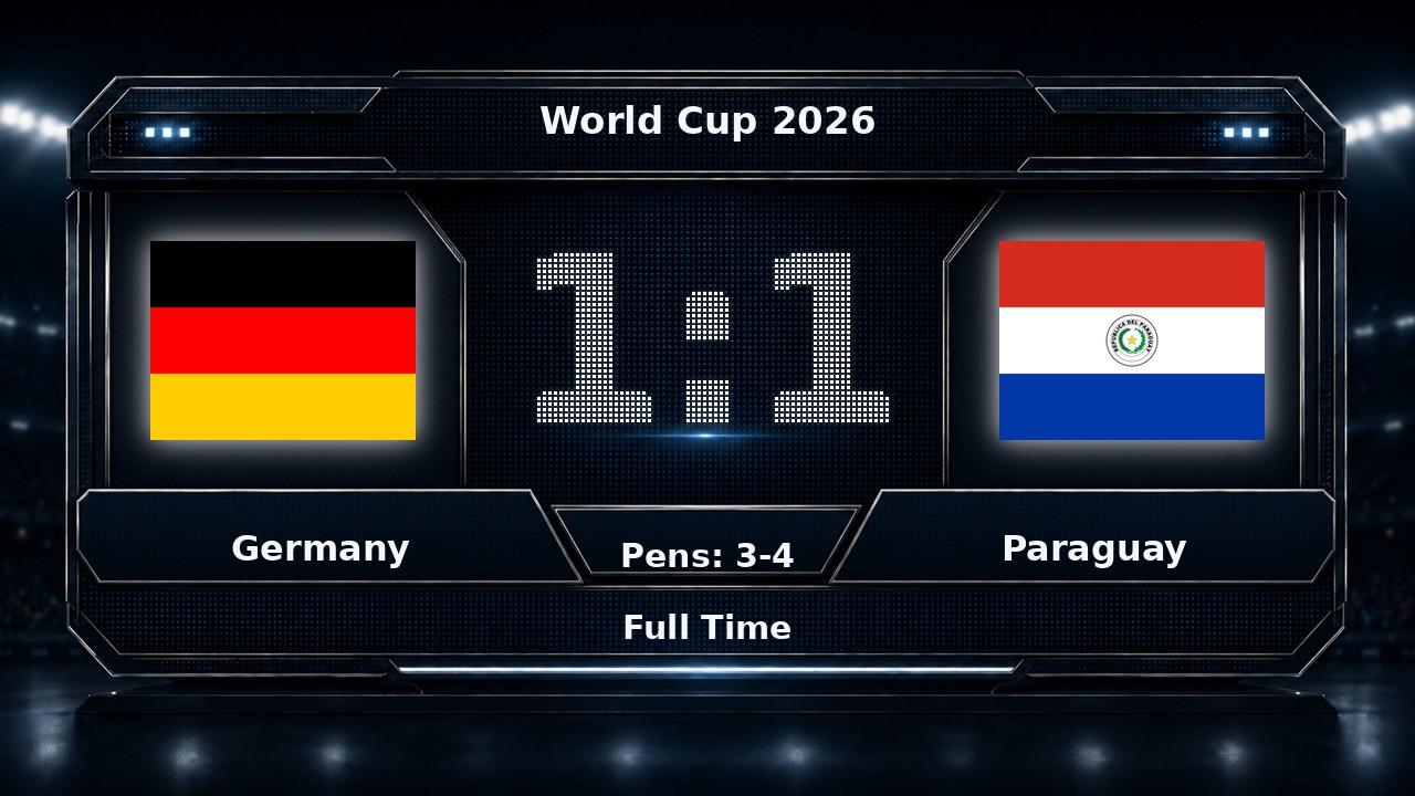 Germany 1-1 Paraguay: World Cup 2026 result