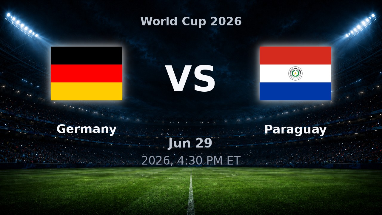 Germany vs Paraguay: World Cup 2026 preview