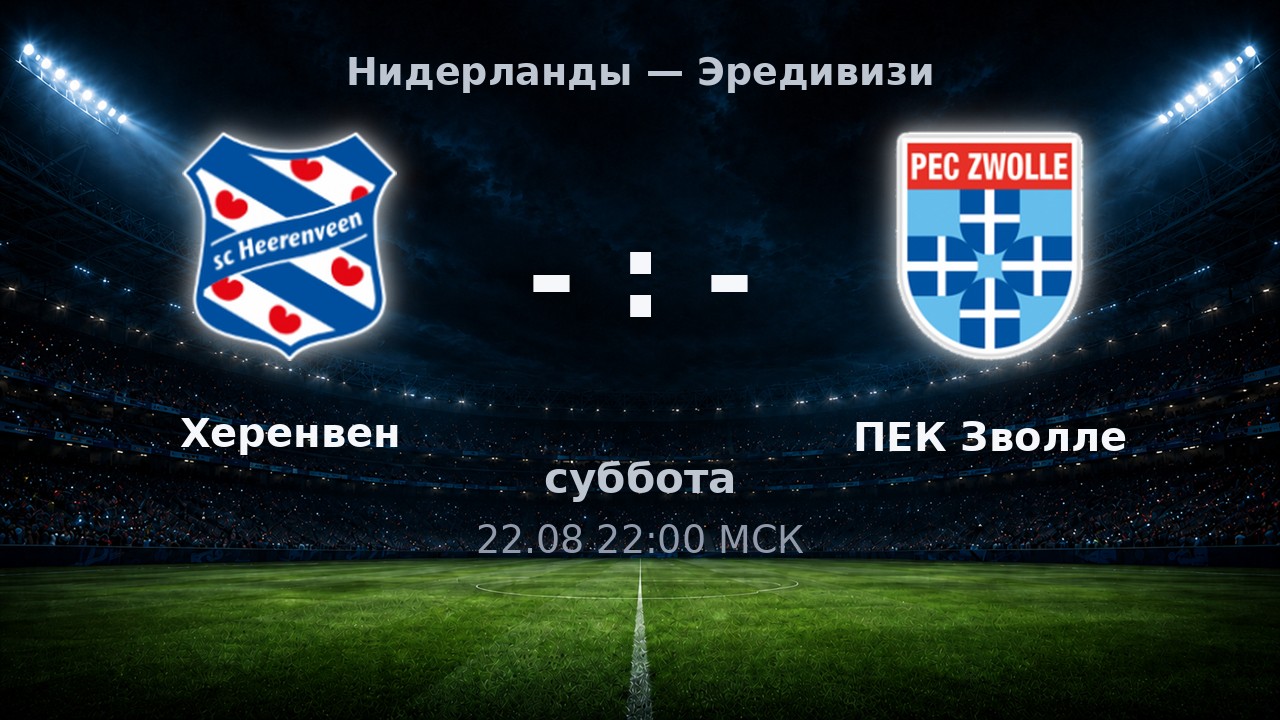 Херенвен — ПЕК Зволле: анонс матча