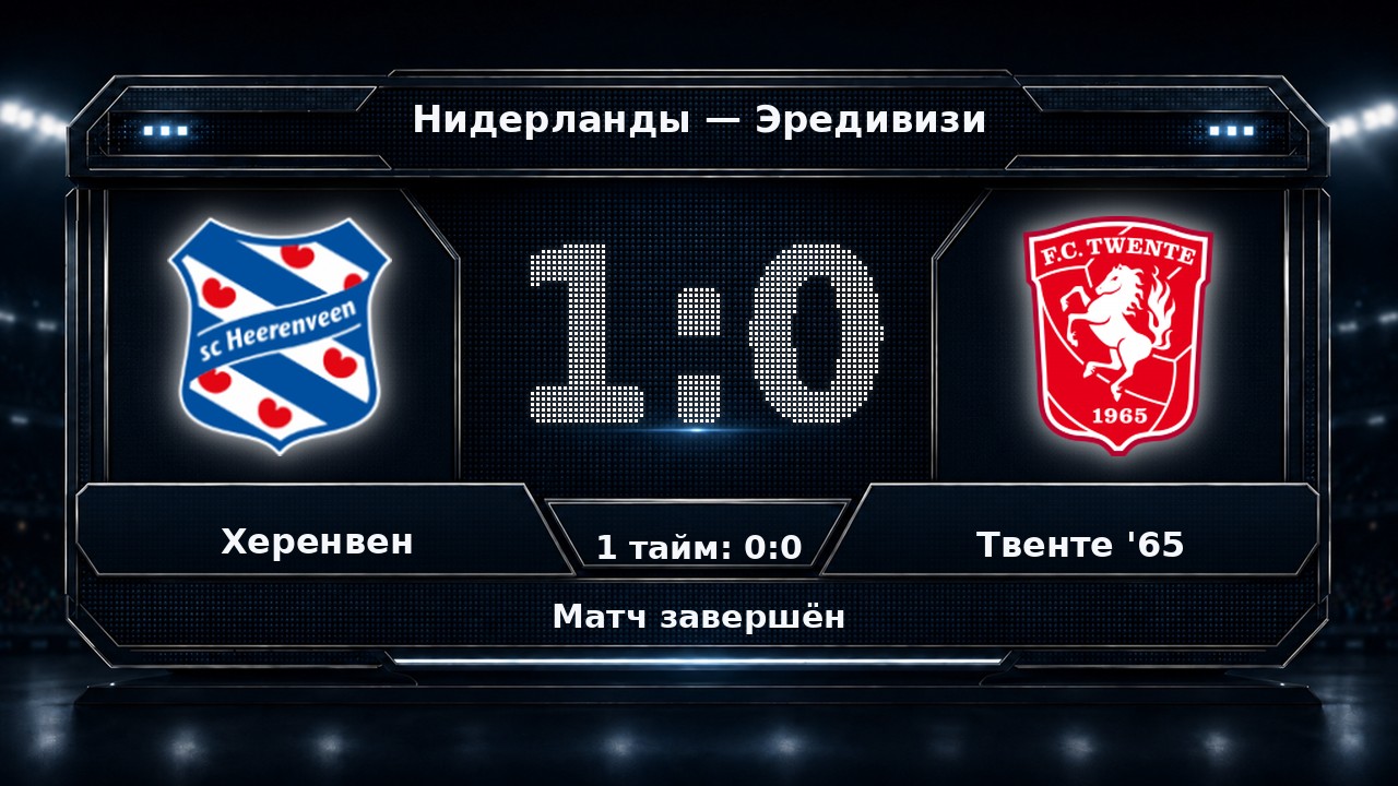 Херенвен — Твенте '65: результат матча