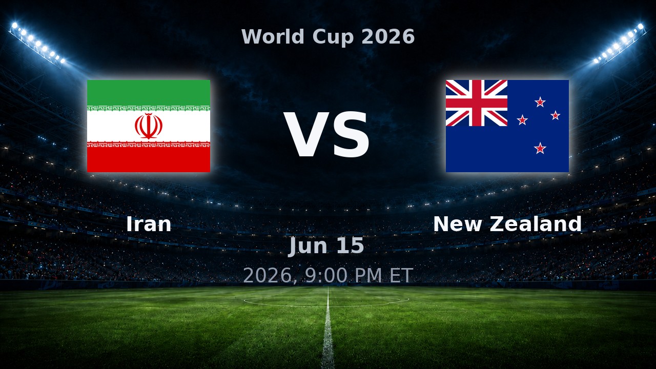 Iran vs New Zealand: World Cup 2026 preview