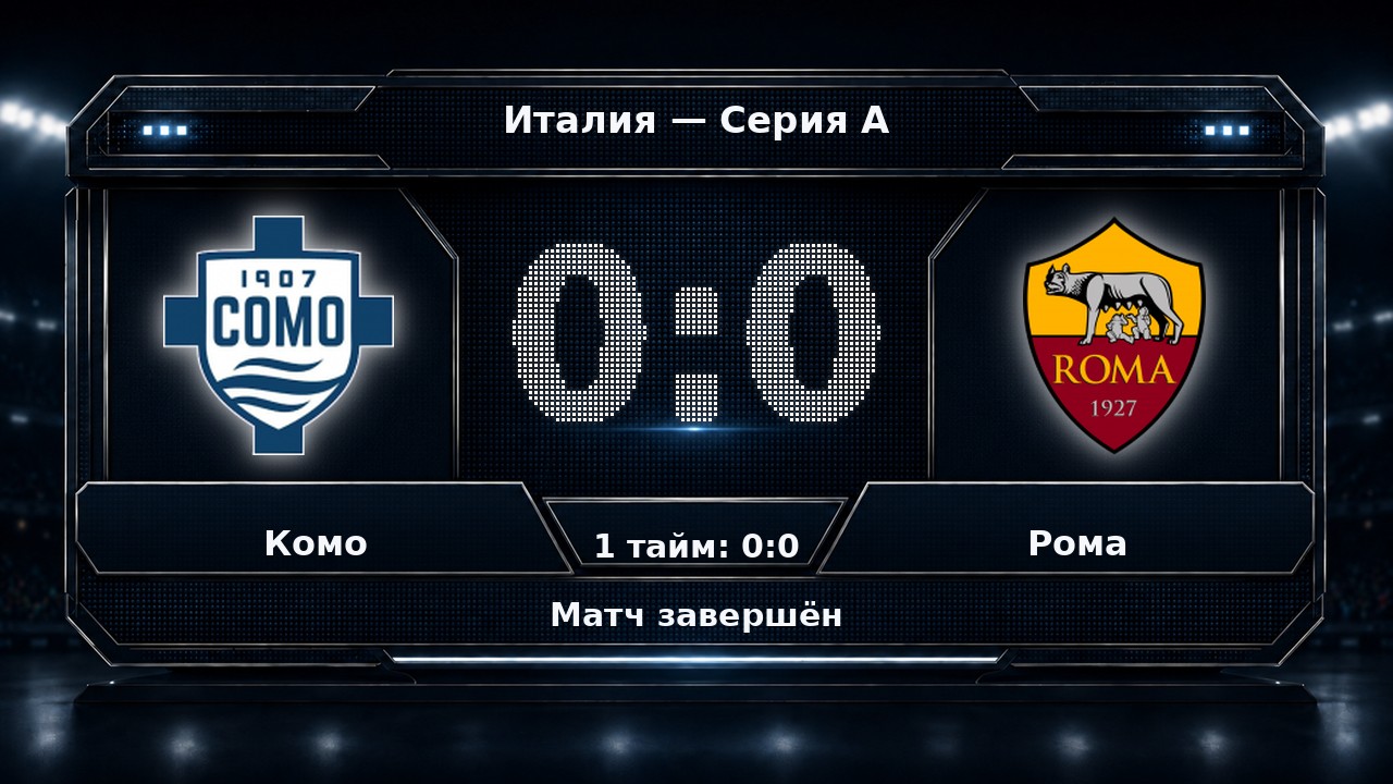 Комо — Рома: результат матча