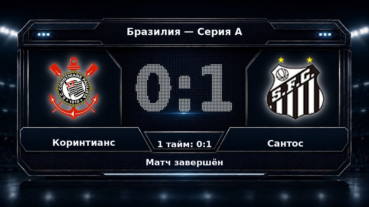 Коринтианс — Сантос: результат матча