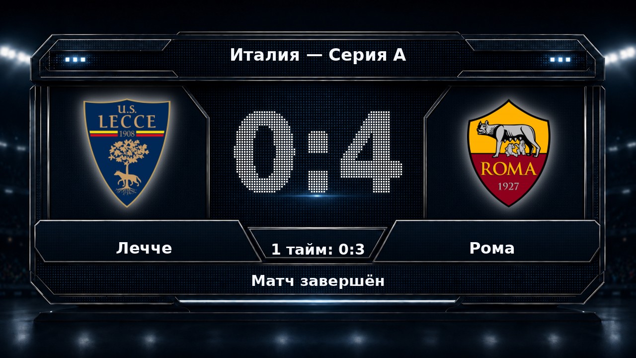 Лечче — Рома: результат матча