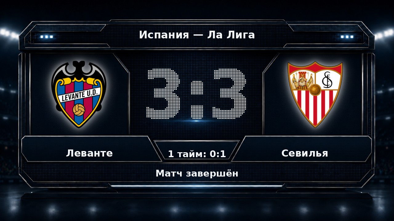 Леванте — Севилья: результат матча
