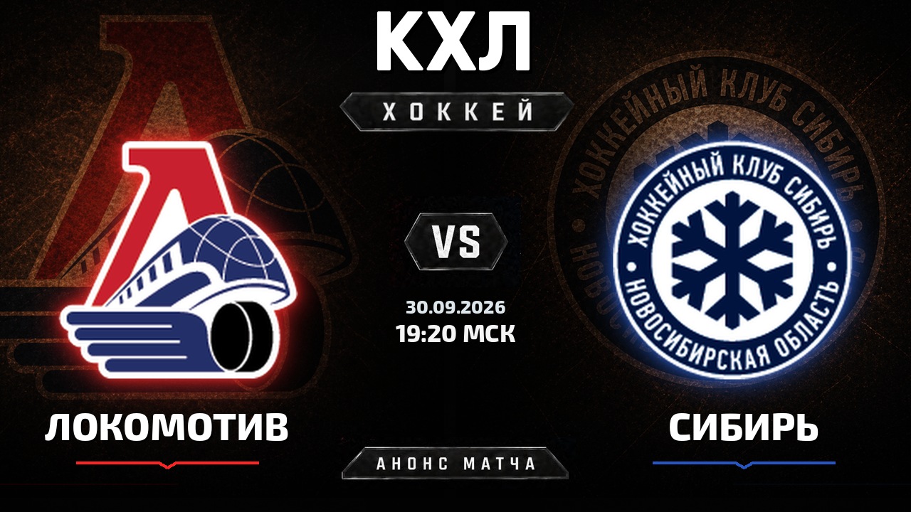 Локомотив — Сибирь: анонс матча КХЛ