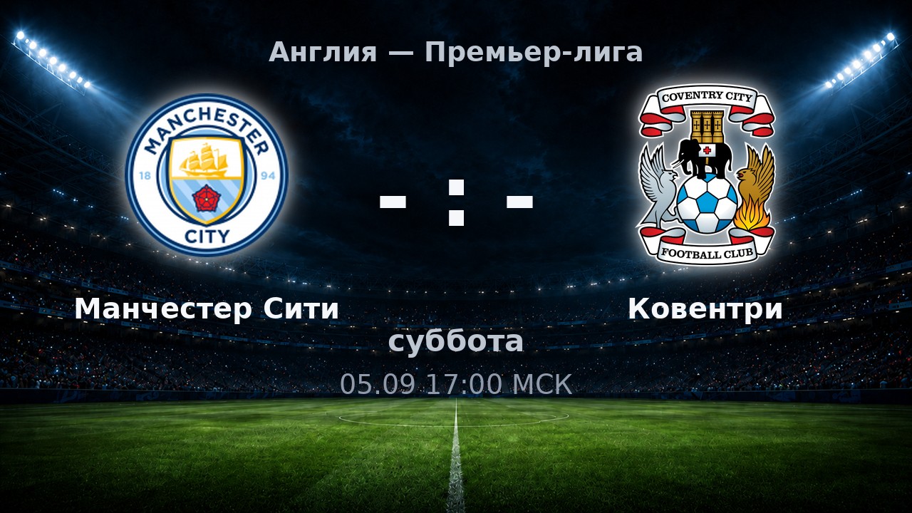 Манчестер Сити — Ковентри: анонс матча