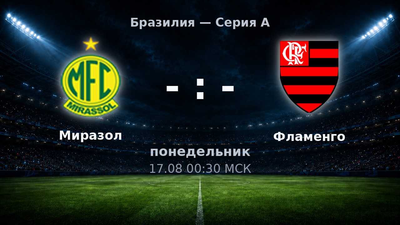 Миразол — Фламенго: анонс матча