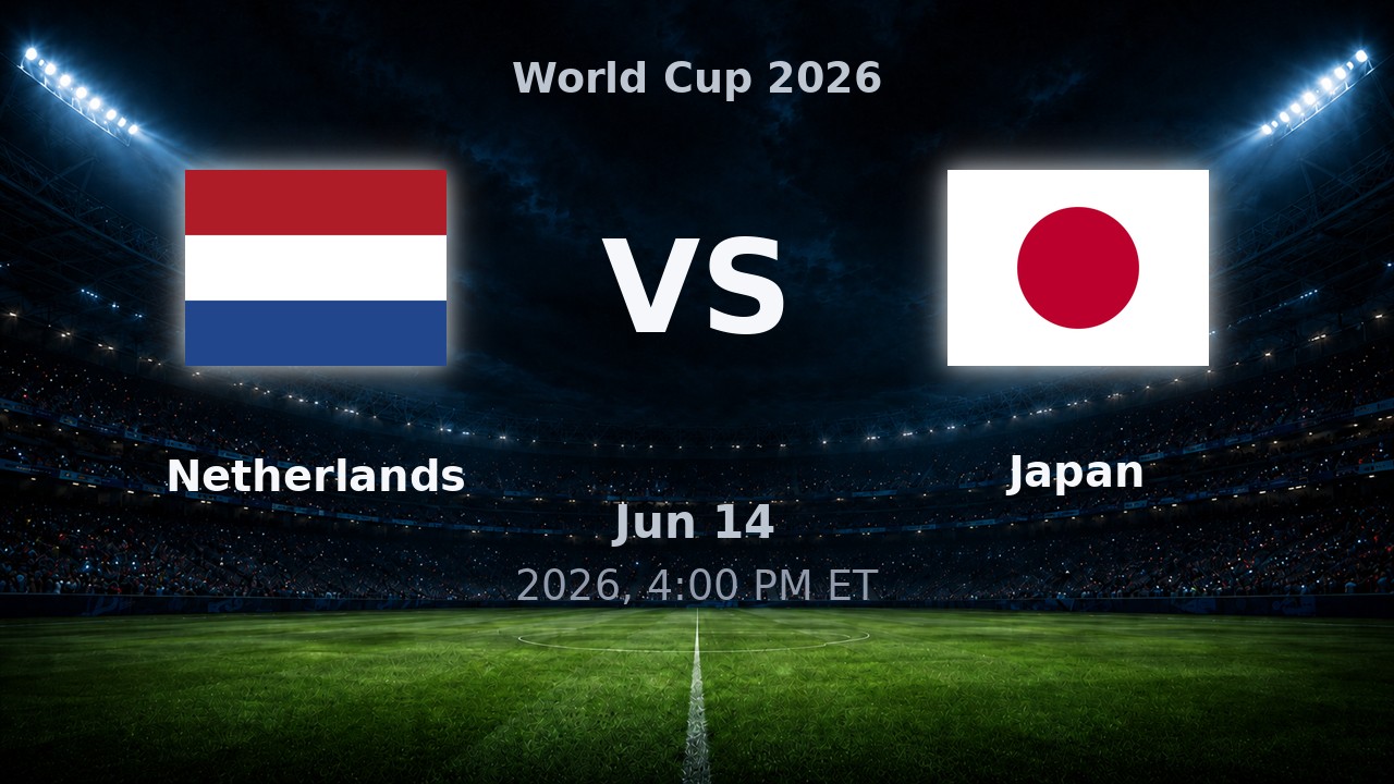 Netherlands vs Japan: World Cup 2026 preview
