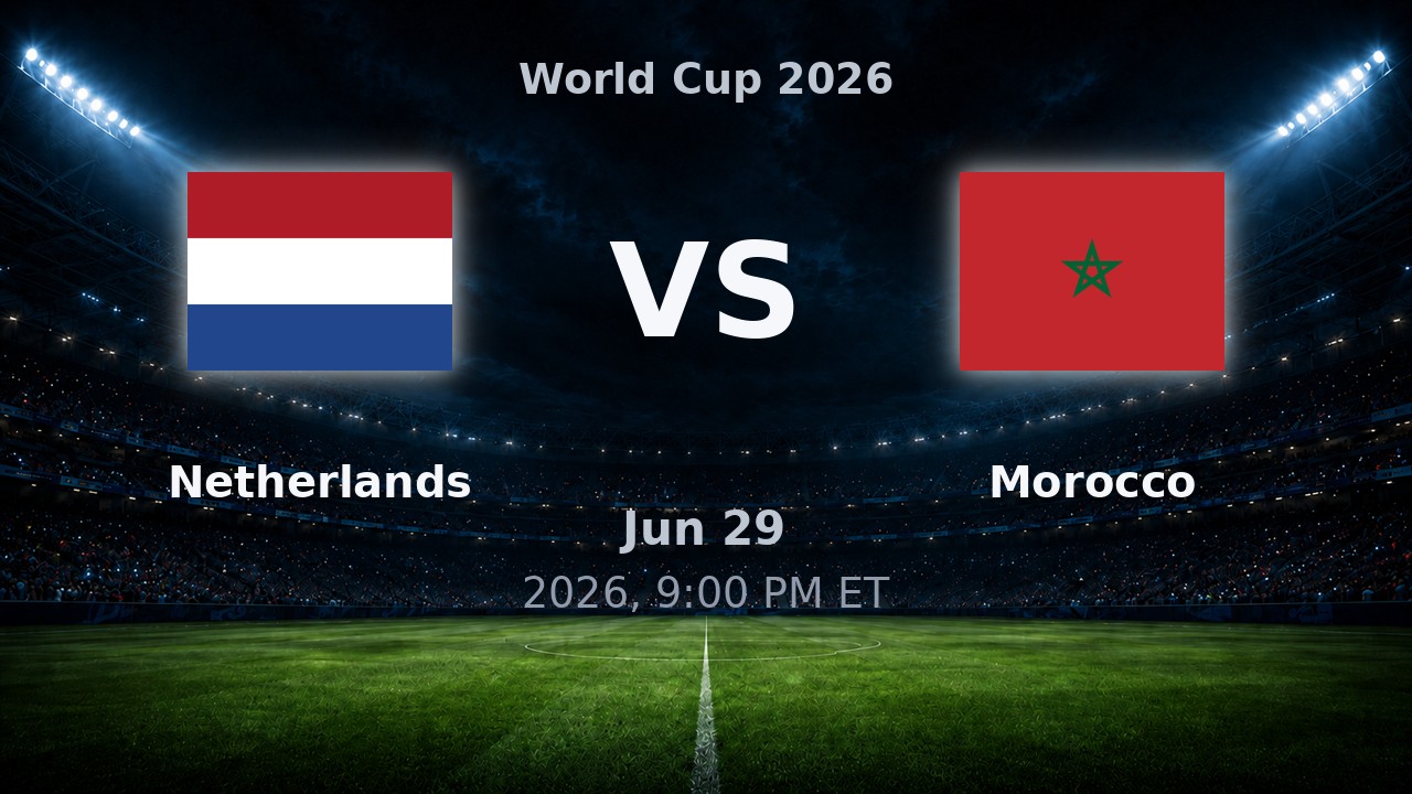 Netherlands vs Morocco: World Cup 2026 preview