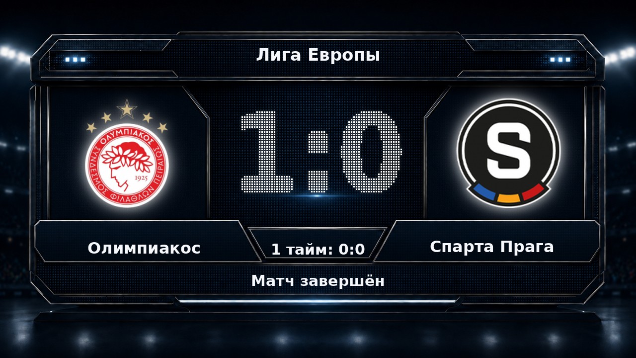 Олимпиакос — Спарта Прага: результат матча
