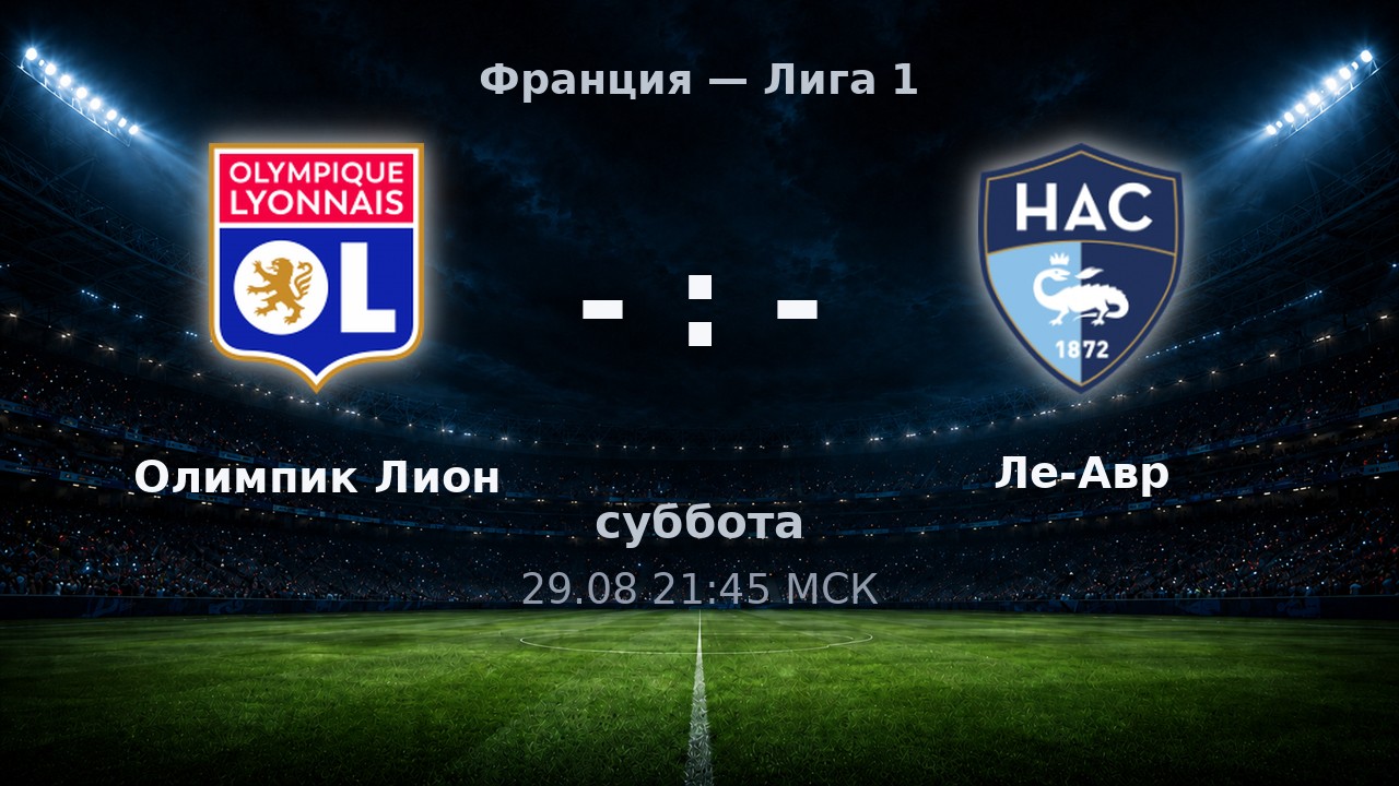 Олимпик Лион — Ле-Авр: анонс матча