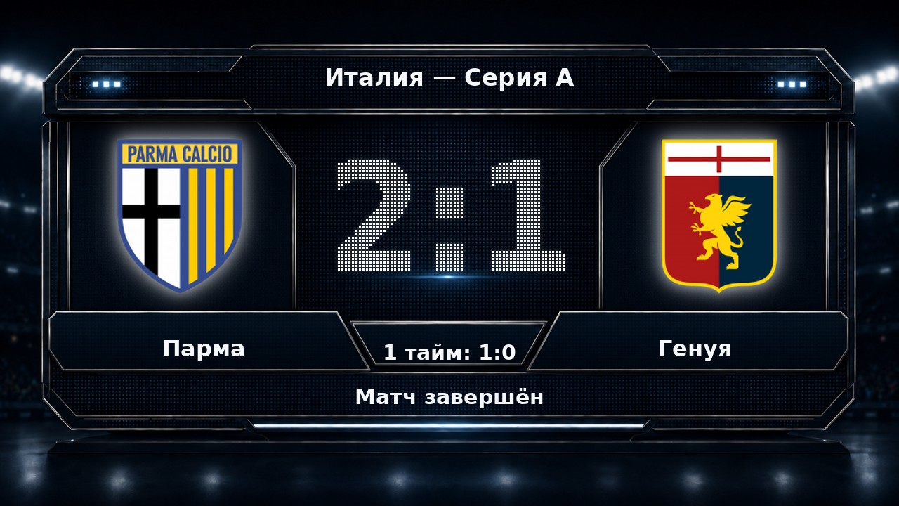Парма — Генуя: результат матча