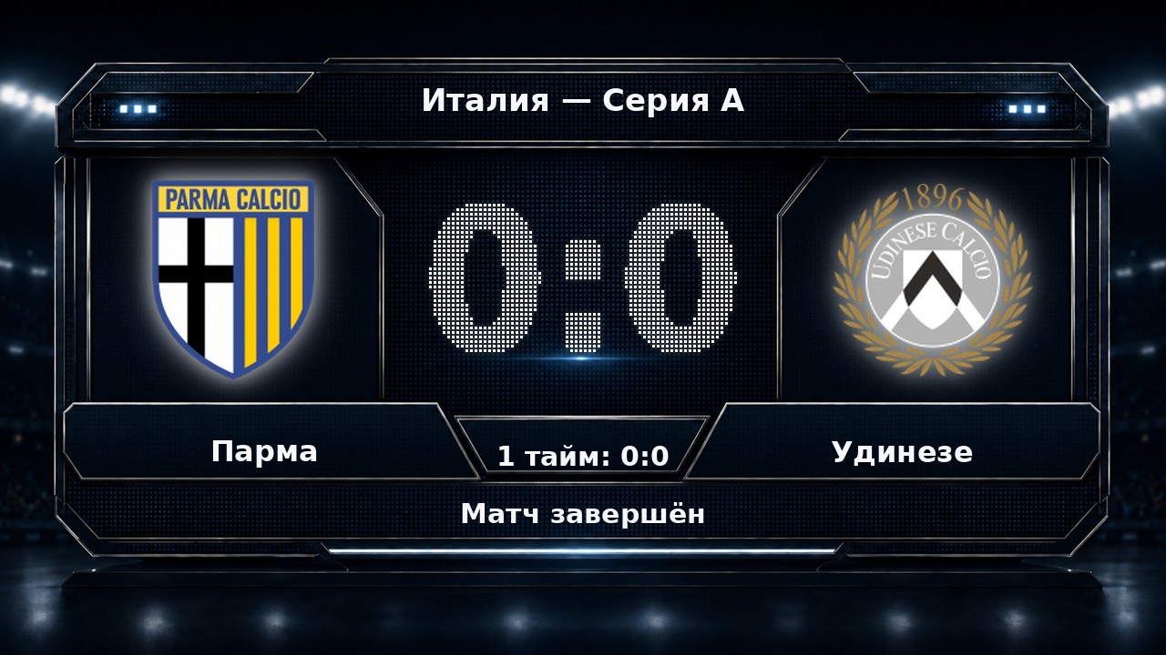 Парма — Удинезе: результат матча