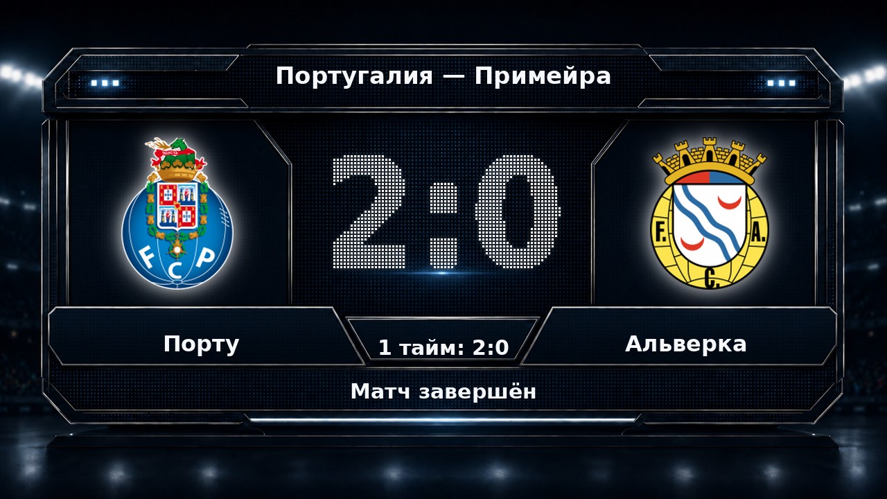Порту — Альверка: результат матча