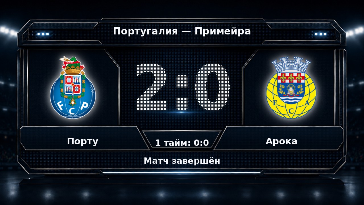 Порту — Арока: результат матча
