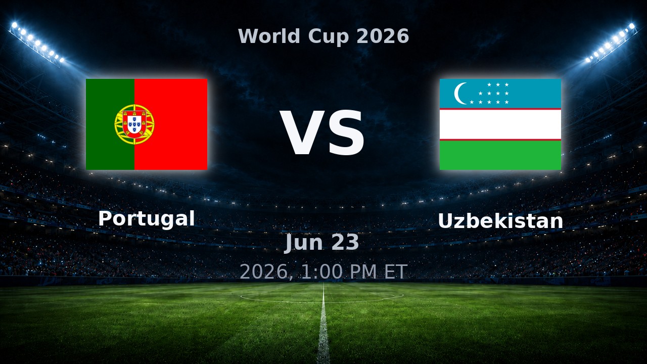 Portugal vs Uzbekistan: World Cup 2026 preview