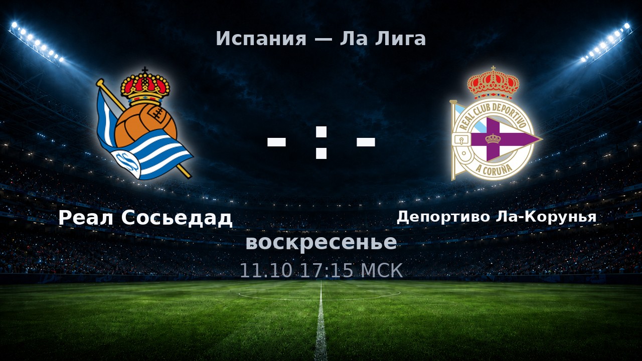 Реал Сосьедад — Депортиво Ла-Корунья: анонс матча