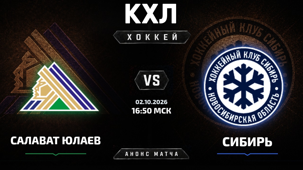 Салават Юлаев — Сибирь: анонс матча КХЛ