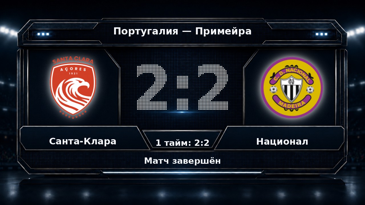 Санта-Клара — Национал: результат матча